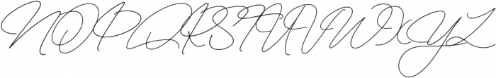 The Handwritten Watermark Regular otf (400) Font UPPERCASE