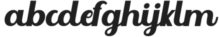 The Heglio Regular otf (400) Font LOWERCASE