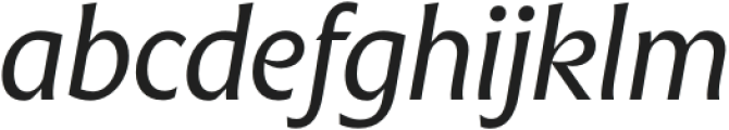 The Henston PRO Regular Italic otf (400) FONT