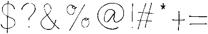 The Hermit otf (400) Font OTHER CHARS