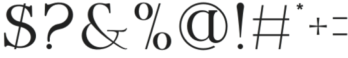 The Higlas Regular otf (400) Font OTHER CHARS