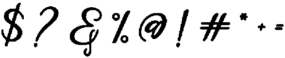 The Hilland Regular otf (400) Font OTHER CHARS