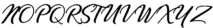 The Hilland Regular otf (400) Font UPPERCASE