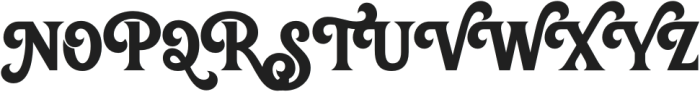 The Hodam Regular otf (400) Font UPPERCASE