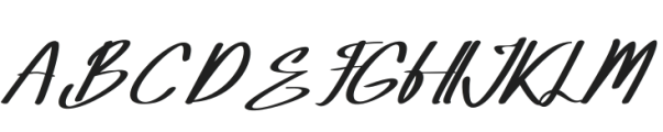 The Hollifate Regular otf (400) Font UPPERCASE