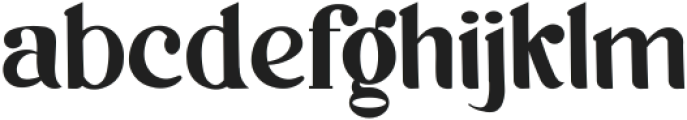 The Hufly Regular ttf (400) Font LOWERCASE