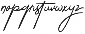 The Jacklyn Regular otf (400) Font LOWERCASE