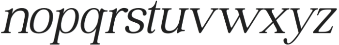 The Jastin Light Oblique otf (300) Font LOWERCASE