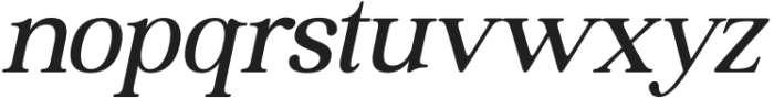 The Jastin Medium Oblique otf (500) Font LOWERCASE