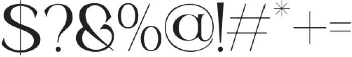 The Jorway Regular otf (400) Font OTHER CHARS