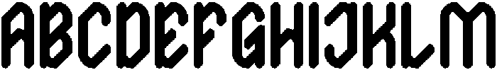 The Journalist Bold otf (700) Font UPPERCASE