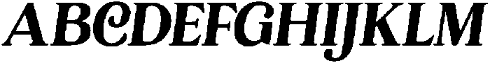 The Kalliagi Italic ttf (400) Font UPPERCASE