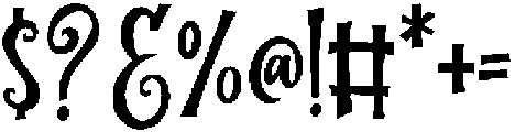The Last Visitor Regular otf (400) Font OTHER CHARS