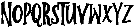 The Last Visitor Regular otf (400) Font UPPERCASE