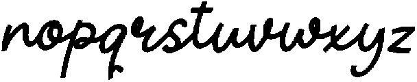 The Laydoom Italic otf (400) Font LOWERCASE