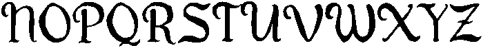 The Lover’s Hand Regular otf (400) Font UPPERCASE
