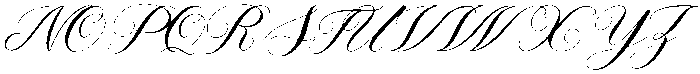 The Lucky Regular otf (400) Font UPPERCASE