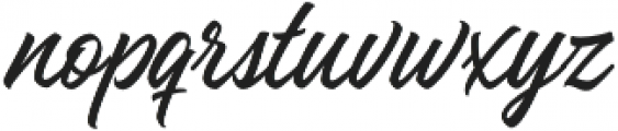 The Lunatique type otf (400) Font LOWERCASE
