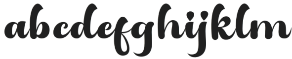 The Magenta Regular otf (400) Font LOWERCASE