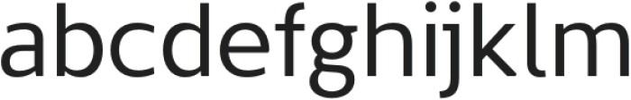 The Main Regular otf (400) Font LOWERCASE