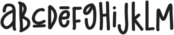 The Mako Regular otf (400) Font LOWERCASE