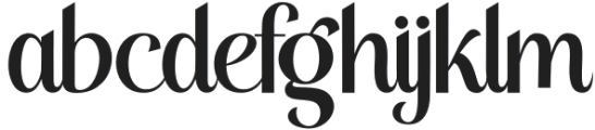 The Malgena Regular otf (400) Font LOWERCASE