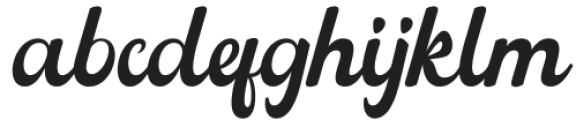 The Manthe Regular otf (400) Font LOWERCASE