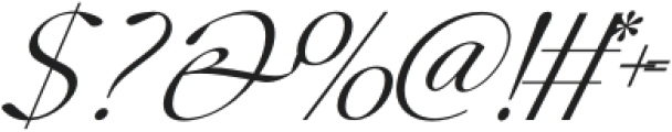 The Marten Mansion Italic otf (400) Font OTHER CHARS