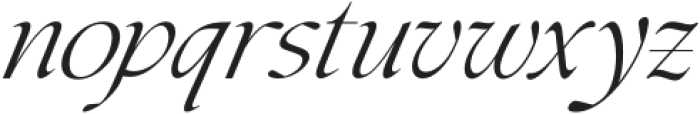 The Marten Mansion Italic otf (400) Font LOWERCASE