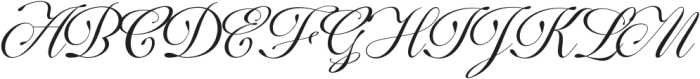 The Marten Mansion Script otf (400) Font UPPERCASE