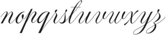 The Marten Mansion Script otf (400) Font LOWERCASE