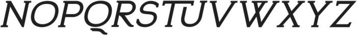 The Melsa Bold Italic otf (700) Font LOWERCASE