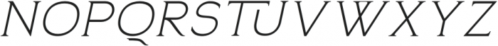 The Melsa Italic otf (400) Font LOWERCASE