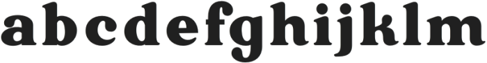 The Mietlor Regular otf (400) Font LOWERCASE