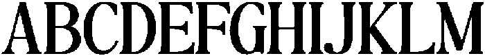 The Milano's Editorial Condensed Contrast otf (400) Font UPPERCASE