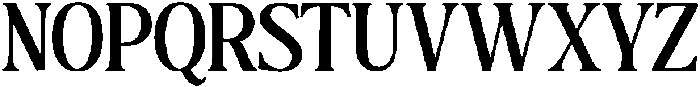 The Milano's Editorial Condensed Contrast otf (400) Font UPPERCASE