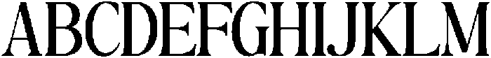 The Milano's Editorial Condensed otf (400) Font UPPERCASE