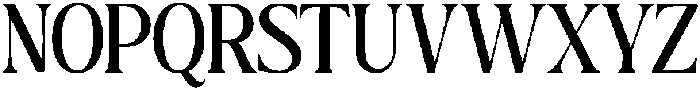 The Milano's Editorial Condensed otf (400) Font UPPERCASE
