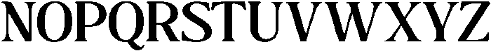 The Milano's Editorial Contrast otf (400) Font UPPERCASE