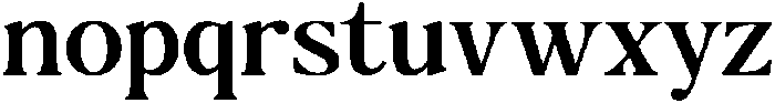 The Milano's Editorial Contrast otf (400) Font LOWERCASE
