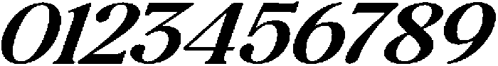 The Milano's Editorial Expanded Italic Contrast otf (400) Font OTHER CHARS