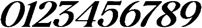 The Milano's Editorial Expanded Italic Narrow Contrast otf (400) Font OTHER CHARS