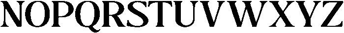 The Milano's Editorial Expanded Narrow Contrast otf (400) Font UPPERCASE