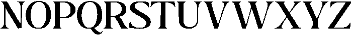 The Milano's Editorial Expanded Narrow otf (400) Font UPPERCASE