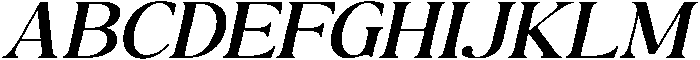 The Milano's Editorial Expanded Oblique otf (400) Font UPPERCASE