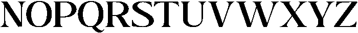 The Milano's Editorial Expanded otf (400) Font UPPERCASE