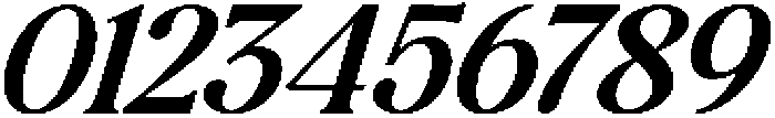 The Milano's Editorial Italic Contrast otf (400) Font OTHER CHARS