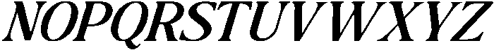 The Milano's Editorial Italic Contrast otf (400) Font UPPERCASE