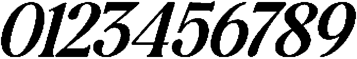 The Milano's Editorial Italic Narrow Contrast otf (400) Font OTHER CHARS