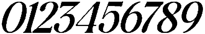 The Milano's Editorial Italic Narrow otf (400) Font OTHER CHARS